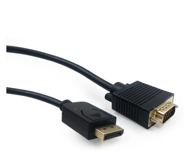 GEMBIRD Kabel DisplayPort VGA 1.8m czarny CCP-DPM-VGAM-6 - 1351675 - zdjęcie 2